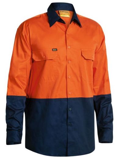 Picture of BISLEY Hi Vis Cool Lightweight  Drill Shirt